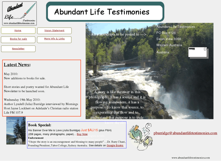 www.abundantlifetestimonies.com