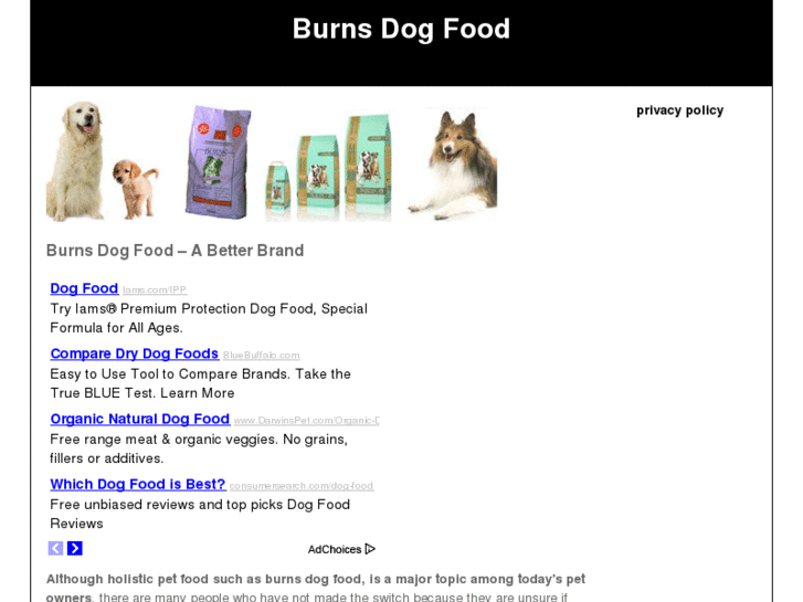 www.burnsdogfood.org