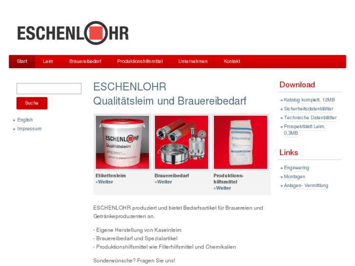 www.eschenlohr-products.net