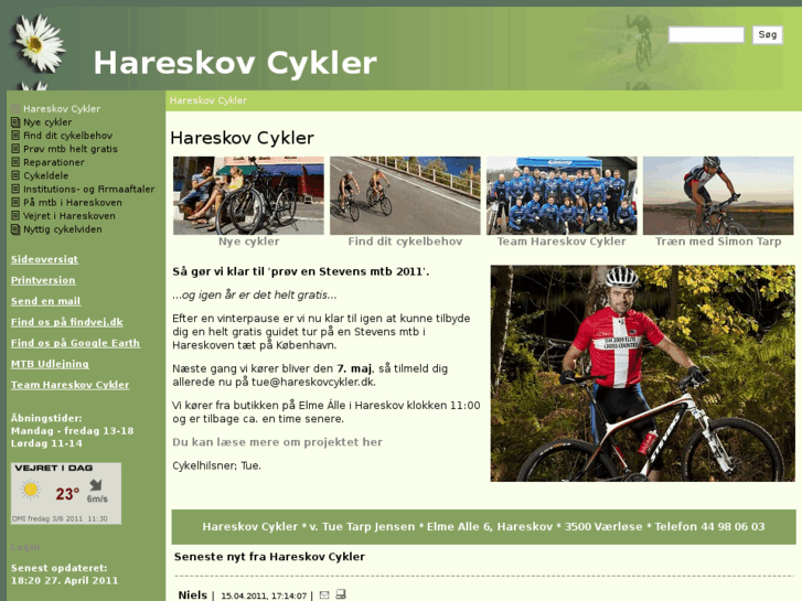www.hareskovcykler.dk