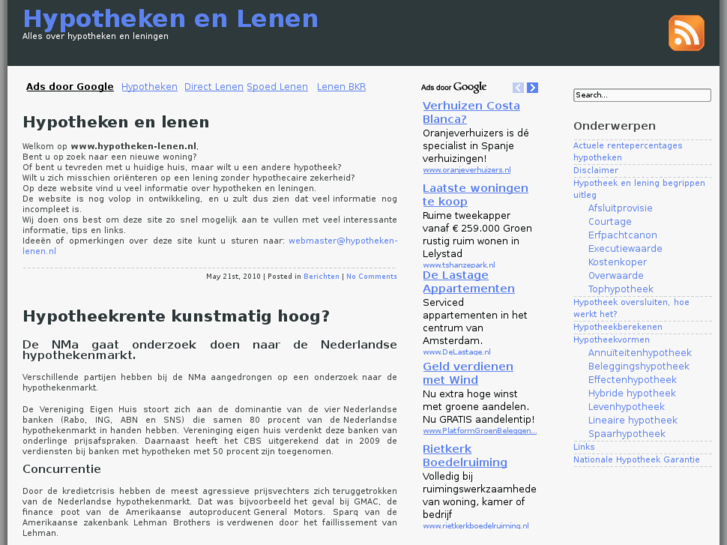 www.hypotheken-lenen.nl