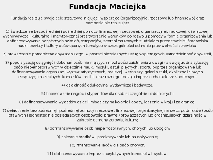 www.maciejka.org