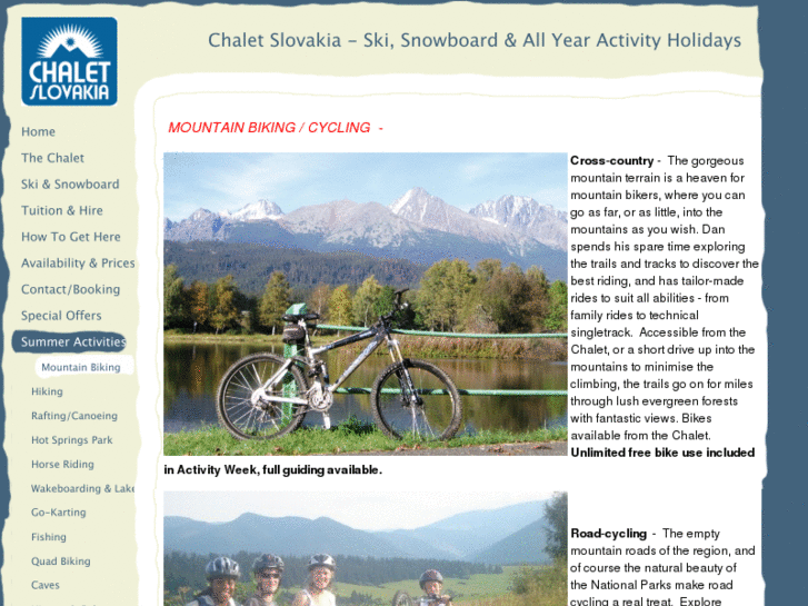 www.mountainbikingslovakia.com
