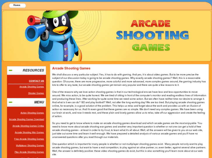 www.myarcadeshootinggames.com