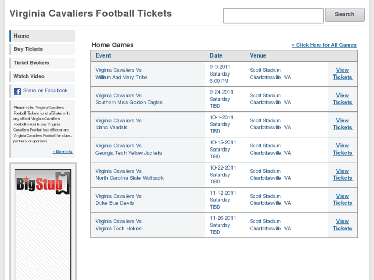 www.virginiacavaliersfootballtickets.com