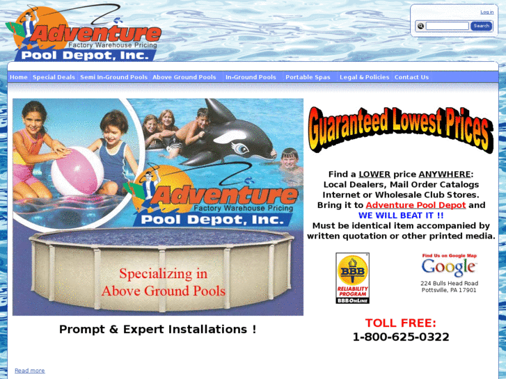 www.adventurepooldepot.com