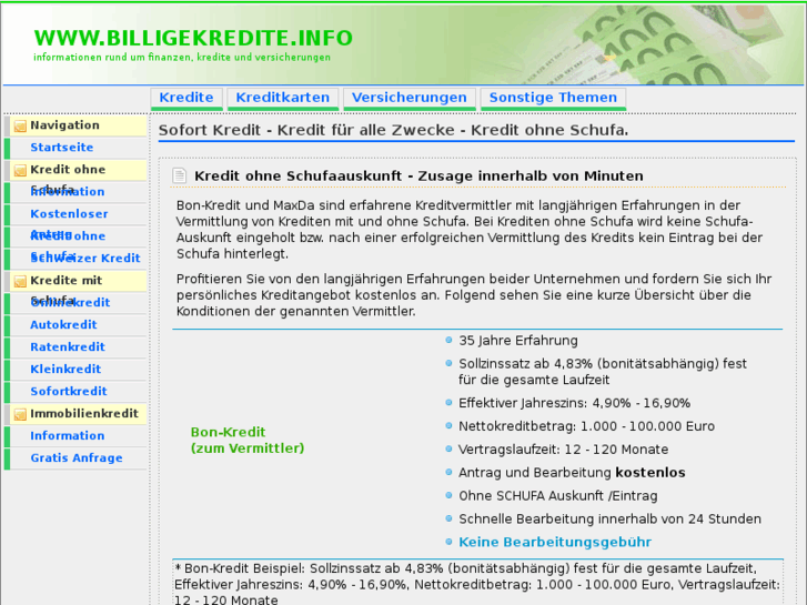 www.billigekredite.info