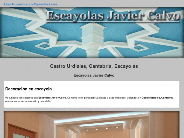 www.escayolasjaviercalvo.es