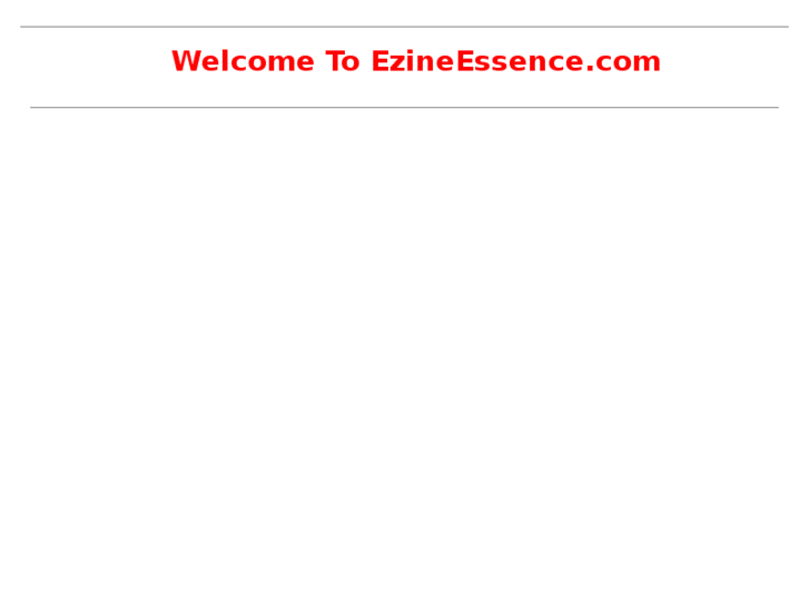 www.ezineessence.com