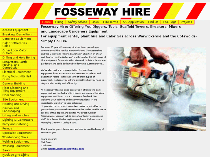 www.fossewayhire.com