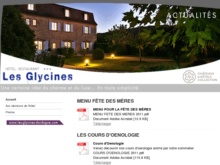 www.hotel-glycines.com