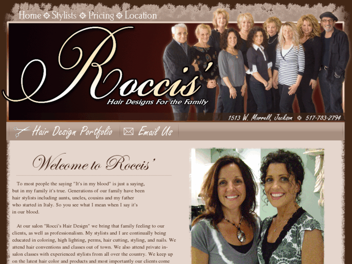 www.roccishairdesign.com