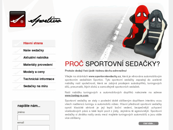 www.sportovnisedacky.cz