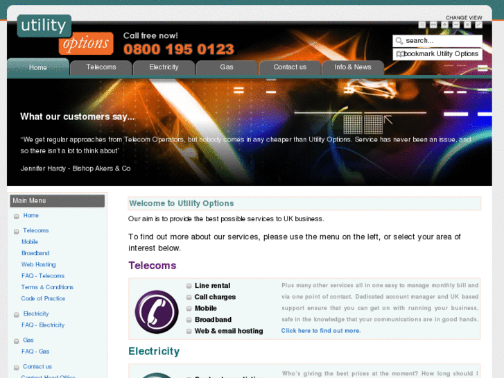 www.utilityoptions.co.uk