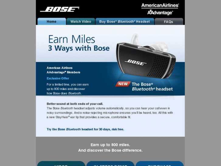 www.aadvantagemilesforbose.com