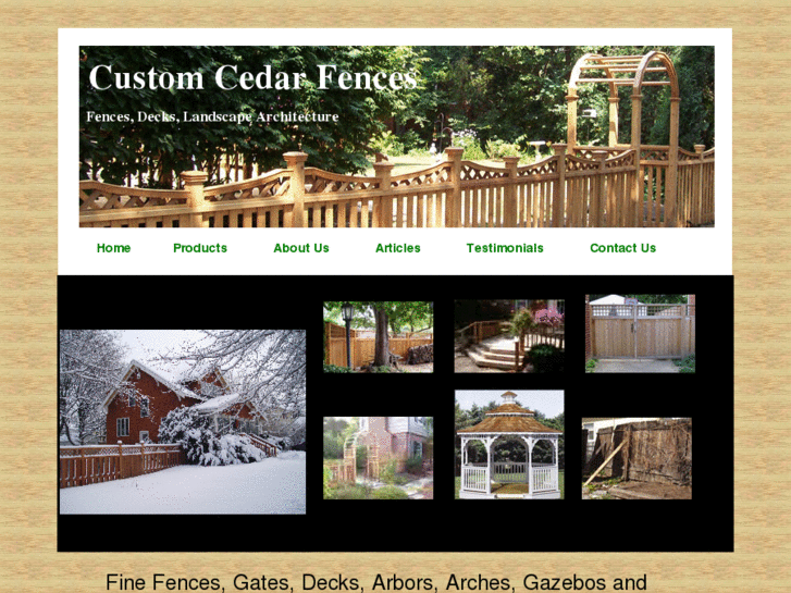 www.customcedarfences.com