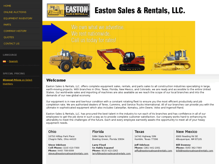 www.eastonsalesandrentals.com