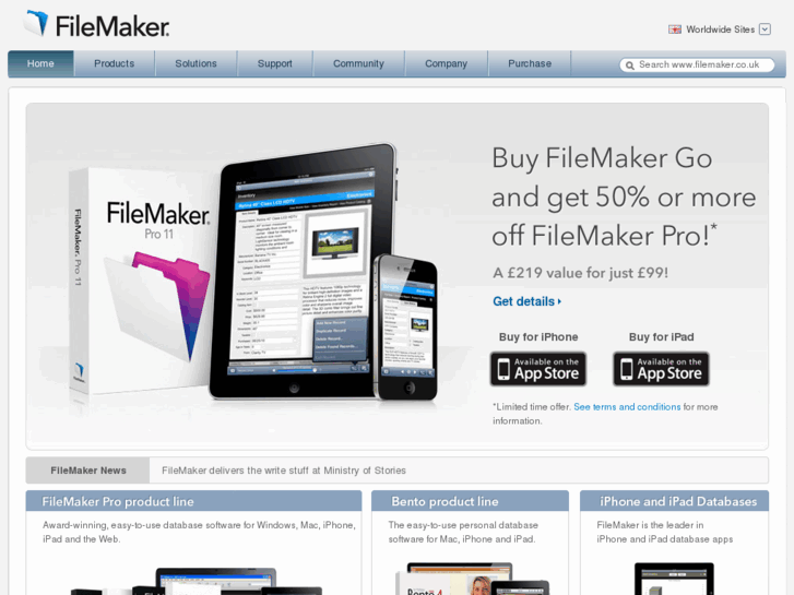 www.filemaker.co.uk