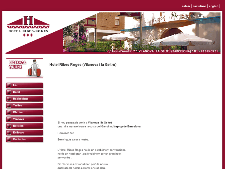 www.hotelribesroges.com