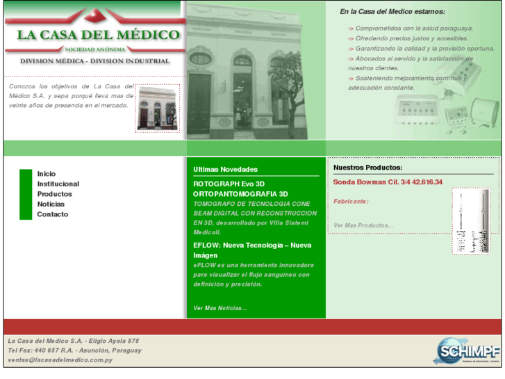 www.lacasadelmedico.com.py