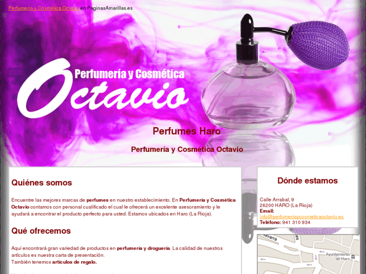 www.perfumeriaycosmeticaoctavio.es