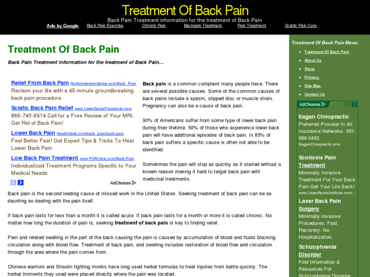 www.treatment-of-back-pain.com