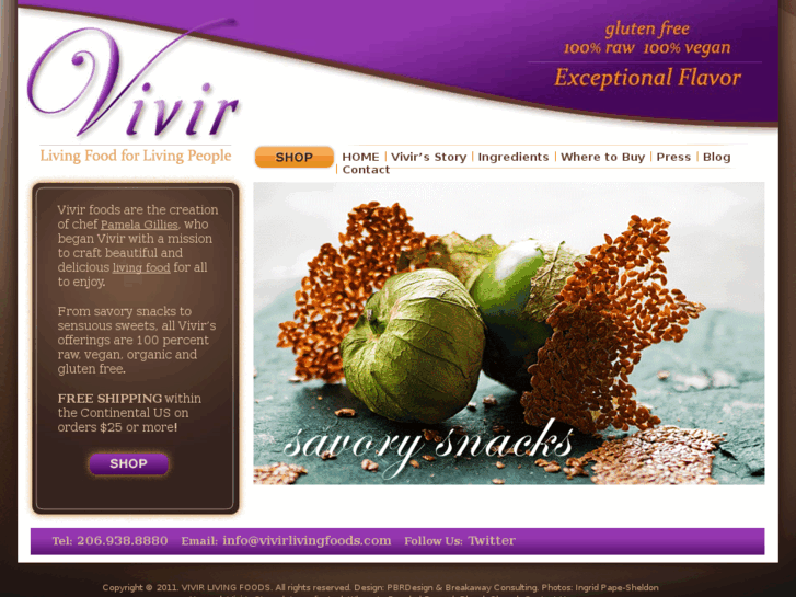 www.vivirlivingfoods.com