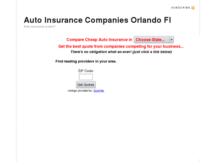 www.autoinsurancecompaniesorlandofl.com