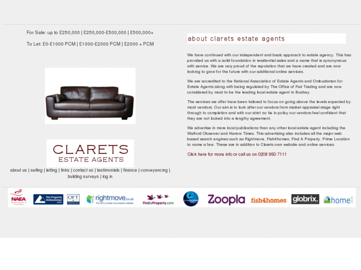 www.clarets-residential.com