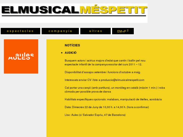 www.elmusicalmespetit.com