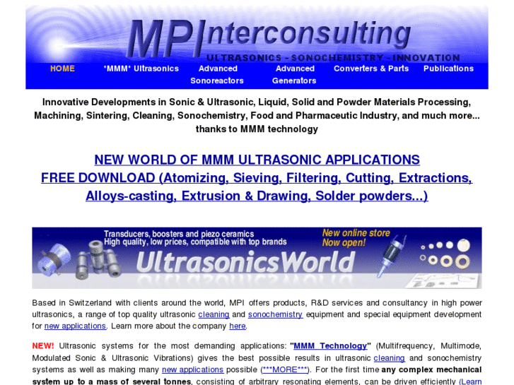 www.mpi-ultrasonics.com