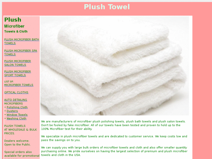 www.plushtowel.com