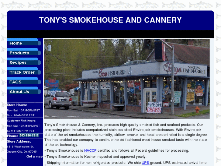 www.tonyssmokehouse.com