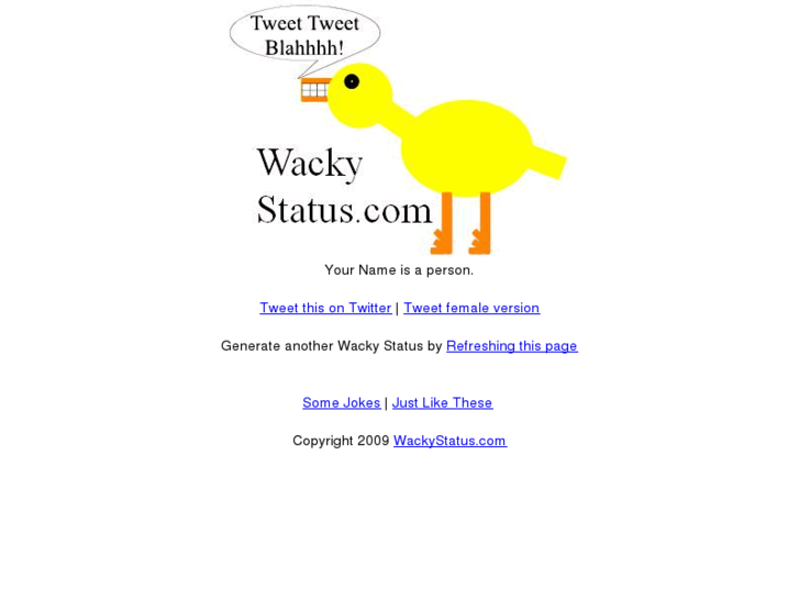 www.wackystatus.com