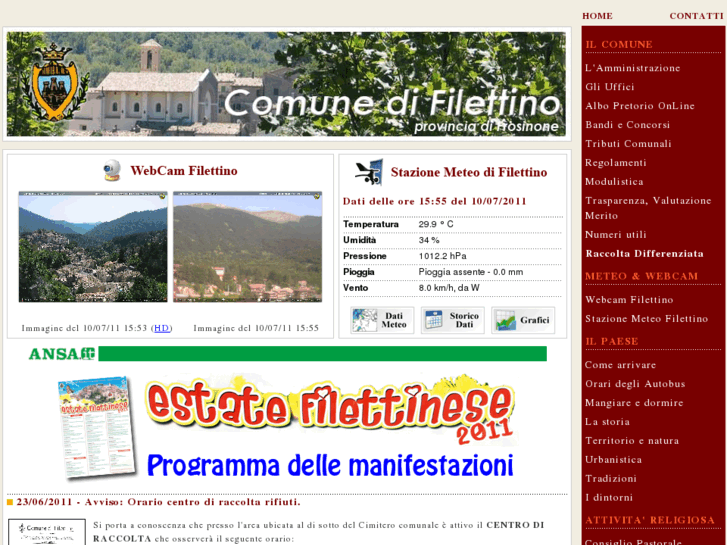 www.comunefilettino.it