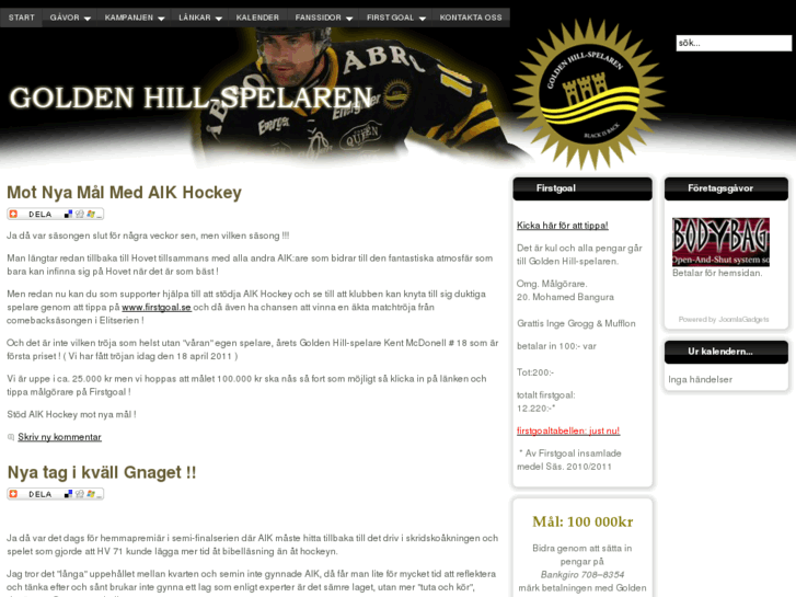 www.goldenhillspelaren.se