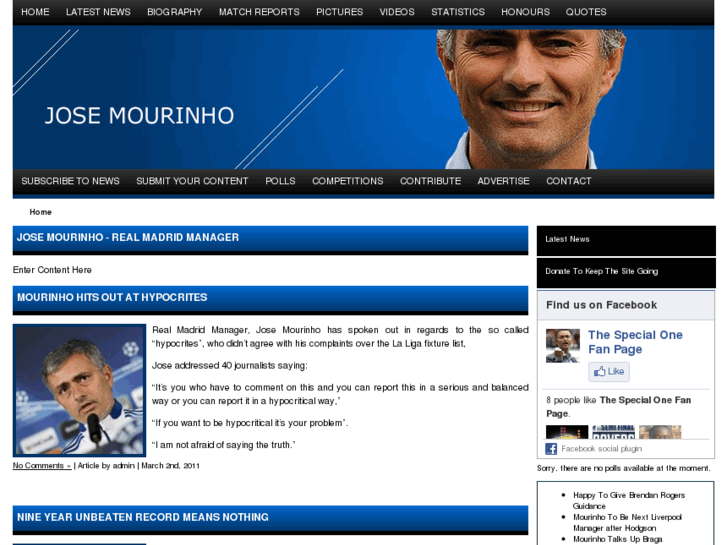 www.josemourinho.co.uk