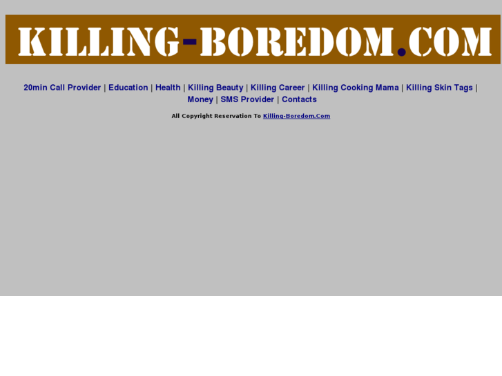 www.killing-boredom.com