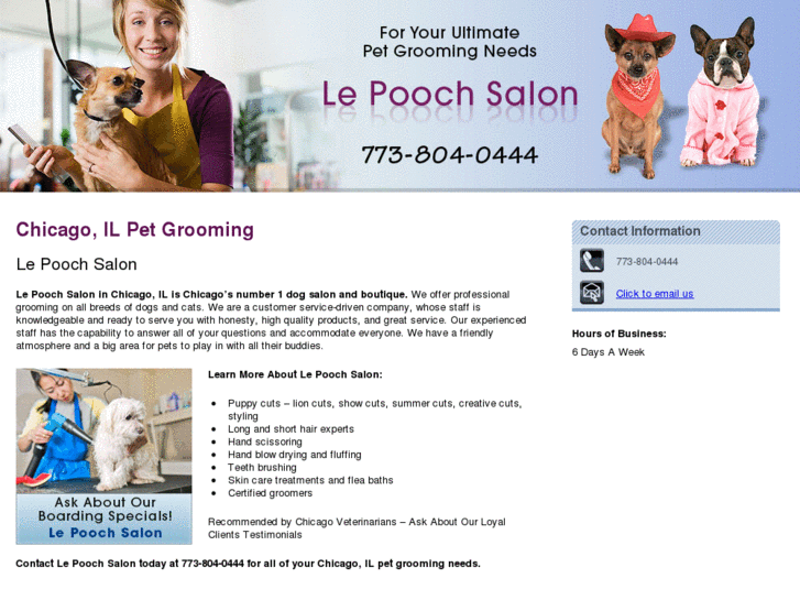 www.lepoochsalonchicago.com