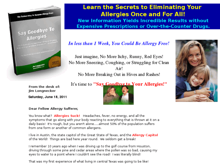 www.saygoodbyetoallergies.com