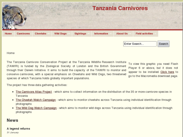 www.tanzaniacarnivores.org