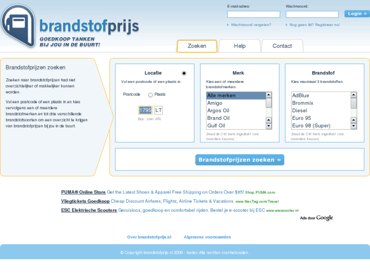 www.brandstofprijs.net