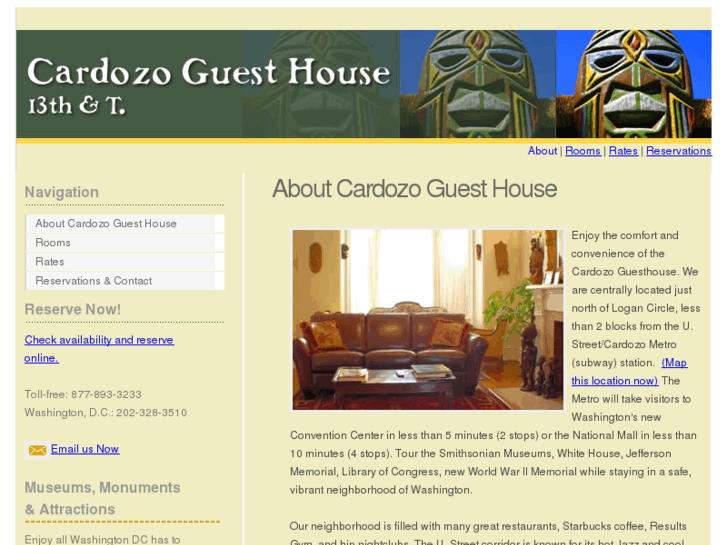 www.cardozoguesthouse.com