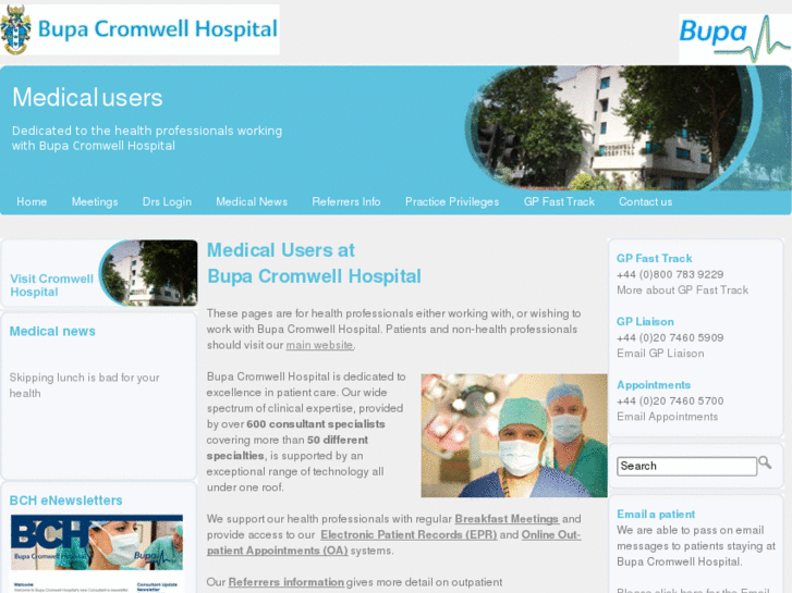 www.cromwellhospitalmedicalusers.com