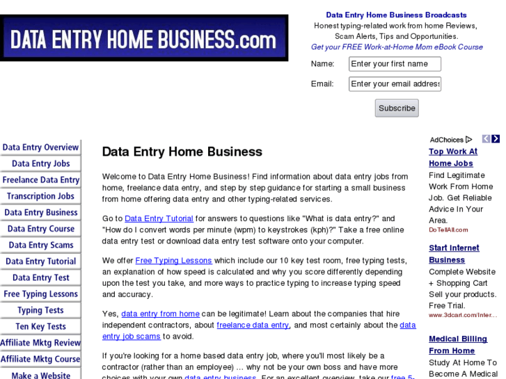 www.dataentryhomebusiness.com