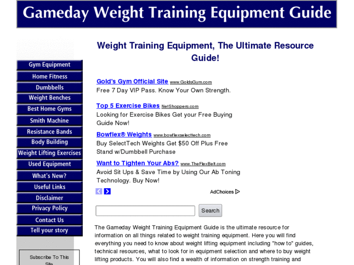 www.gameday-weight-training-equipment.com