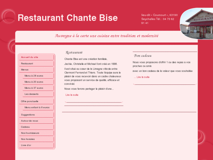 www.restaurant-chantebise63.com