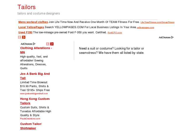 www.tailorspages.info