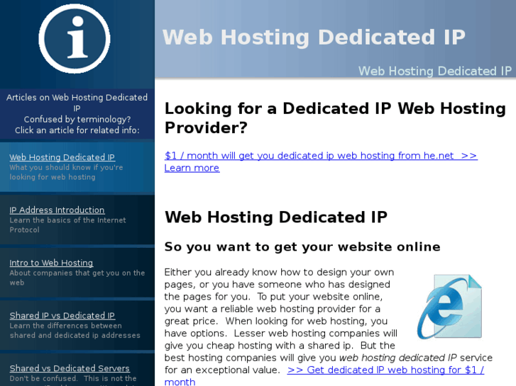www.webhostingdedicatedip.net