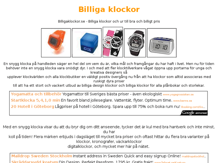 www.billigaklockor.se